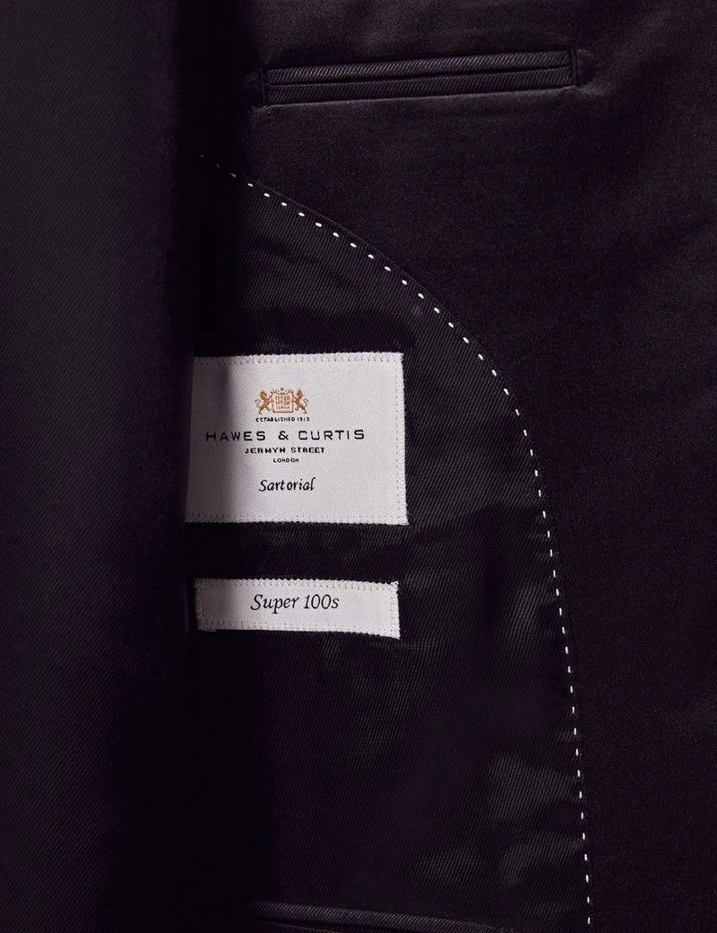 Slim Fit Navy Dinner Jacket thumbnail 3