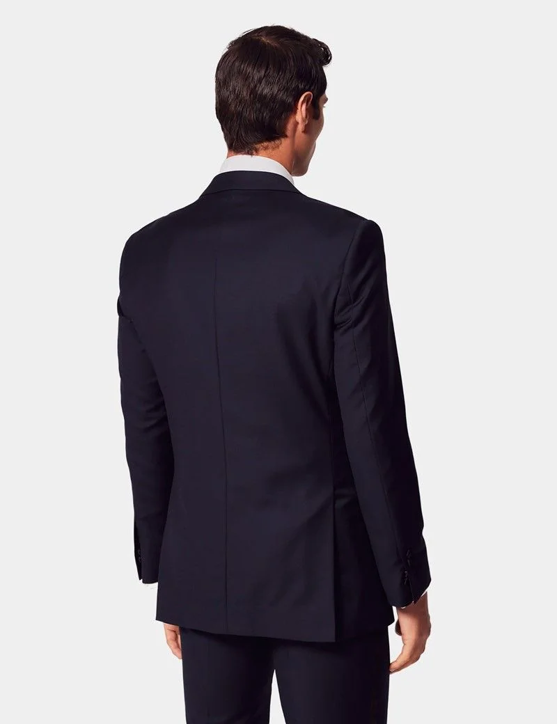 Slim Fit Navy Dinner Jacket thumbnail 4