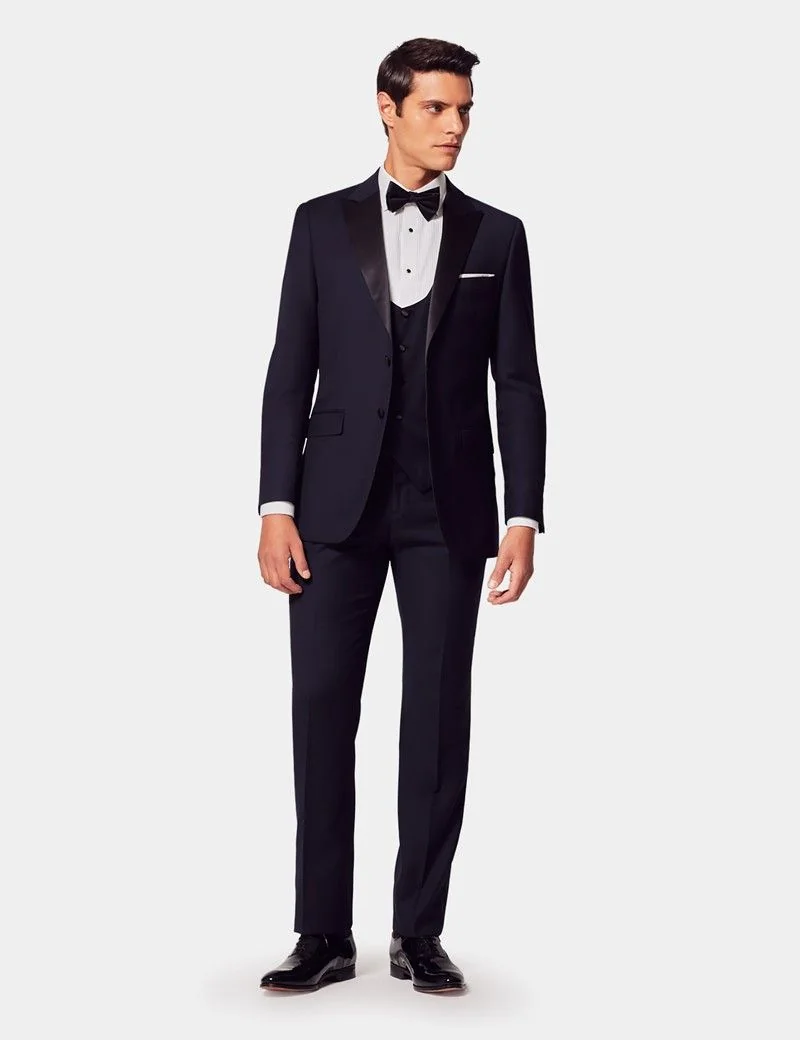 Slim Fit Navy Dinner Suit thumbnail 9