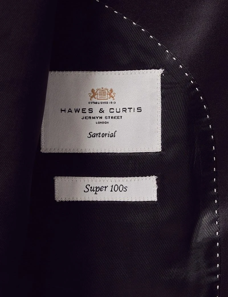 Slim Fit Navy Shawl Dinner Suit Jacket thumbnail 5