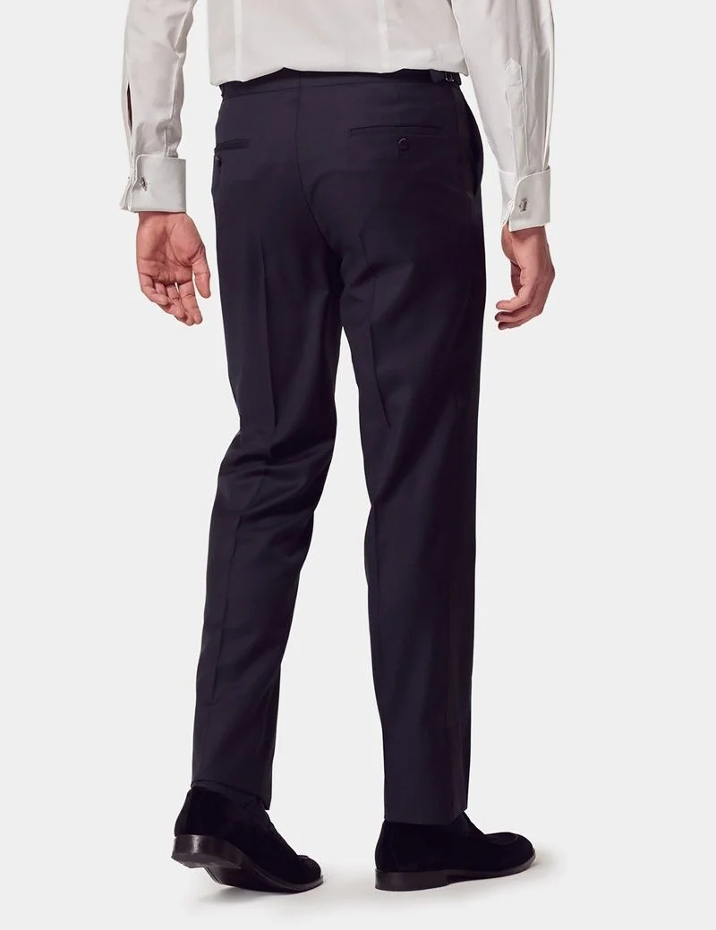 Slim Fit Navy Shawl Dinner Suit thumbnail 7