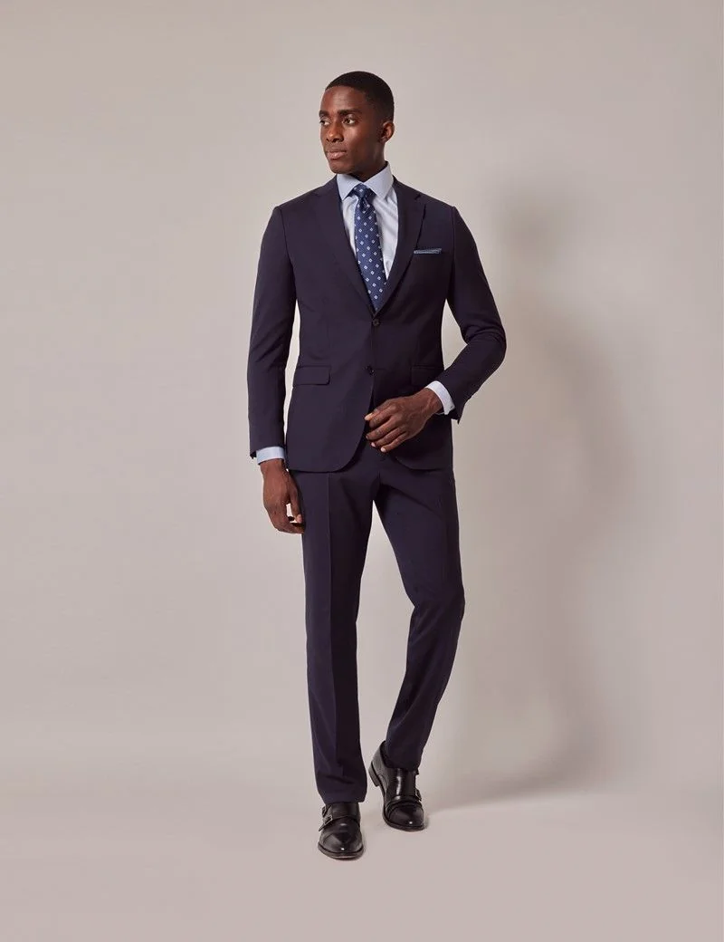 Slim Fit Navy Suit thumbnail 3