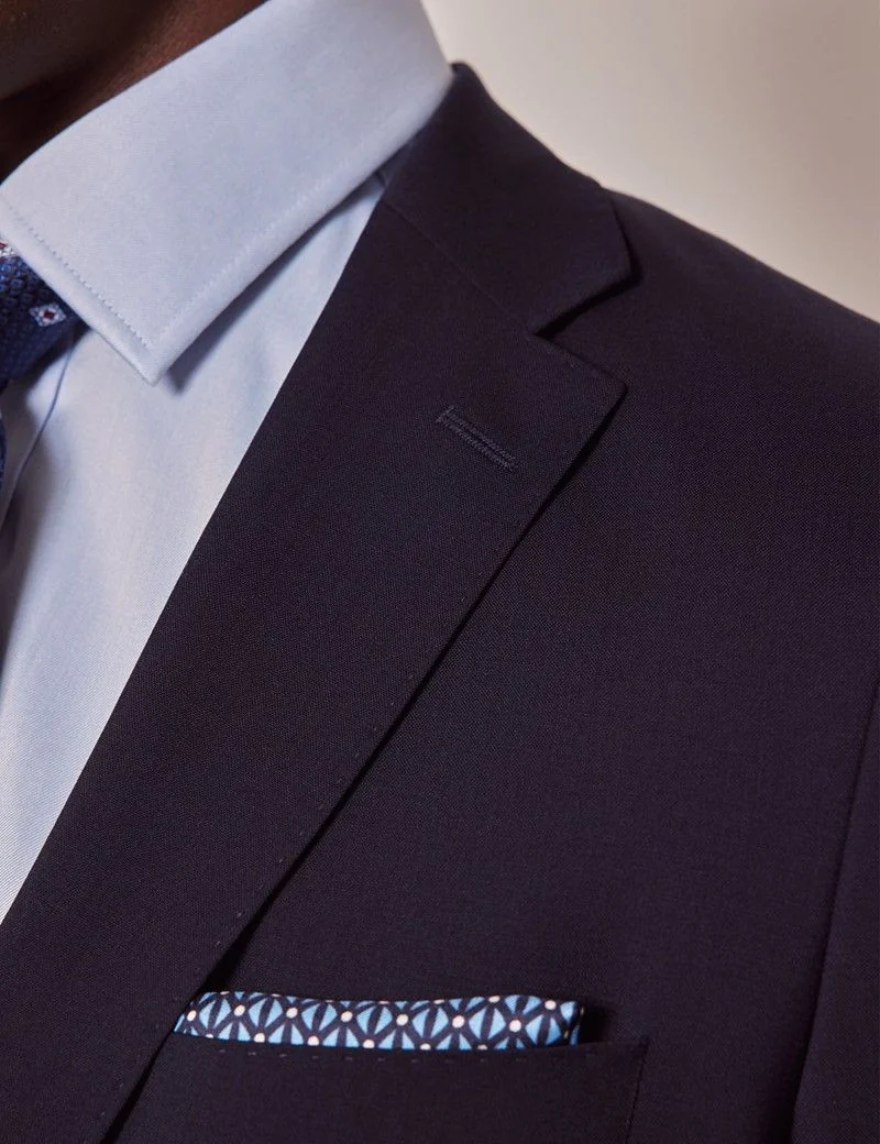 Slim Fit Navy Suit thumbnail 4