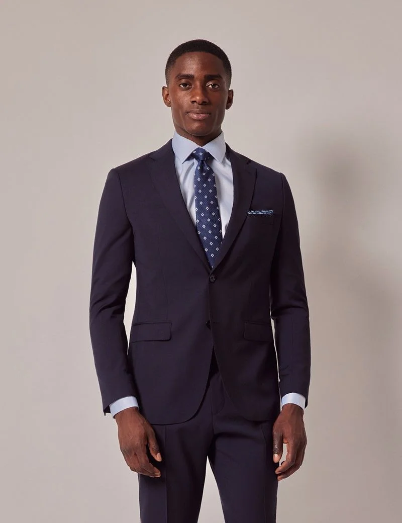 Slim Fit Navy Suit thumbnail 6