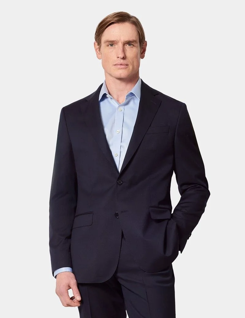 Slim Fit Navy Twill 1913 Suit Jacket thumbnail 2
