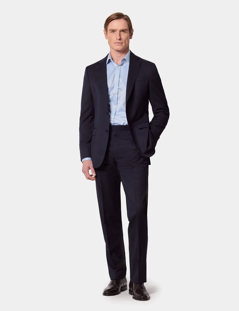 Slim Fit Navy Twill 1913 Suit Jacket thumbnail 9