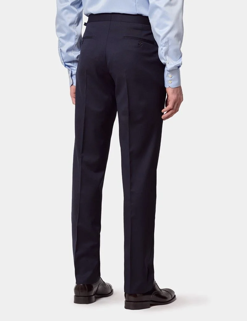 Slim Fit Navy Twill 1913 Suit Trousers thumbnail 4