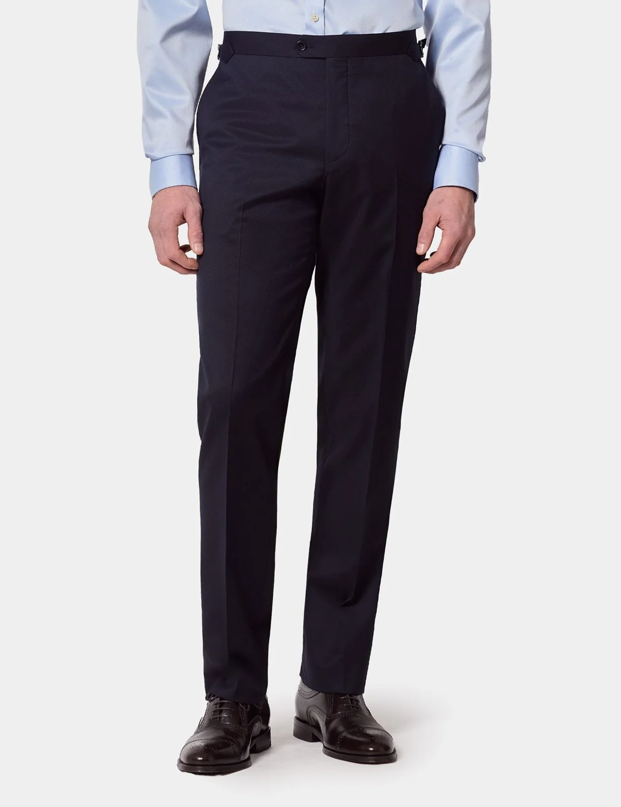 Slim Fit Navy Twill 1913 Suit Trousers primary image