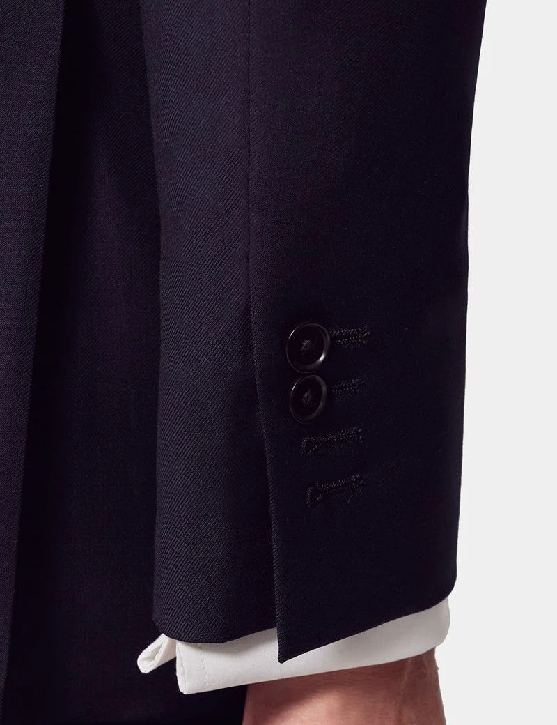 Slim Fit Navy Twill Suit thumbnail 3