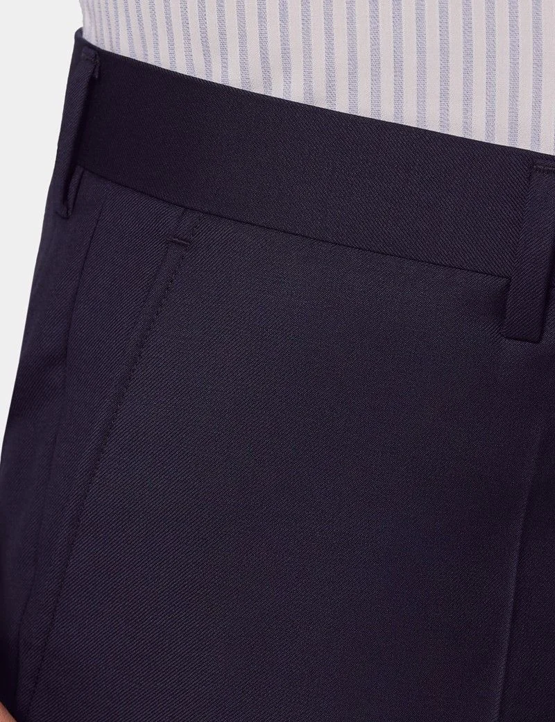 Slim Fit Navy Twill Suit thumbnail 5