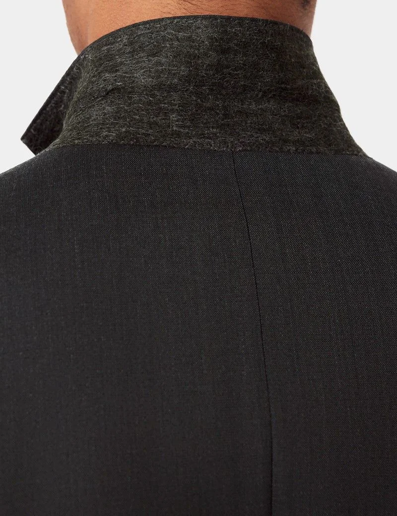Slim Fit Olive Crepe 1913 Suit Jacket thumbnail 6