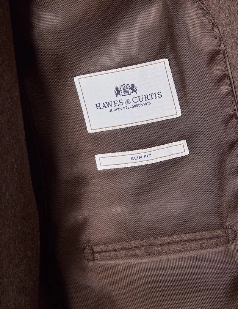 Slim Fit Taupe Blazer thumbnail 5