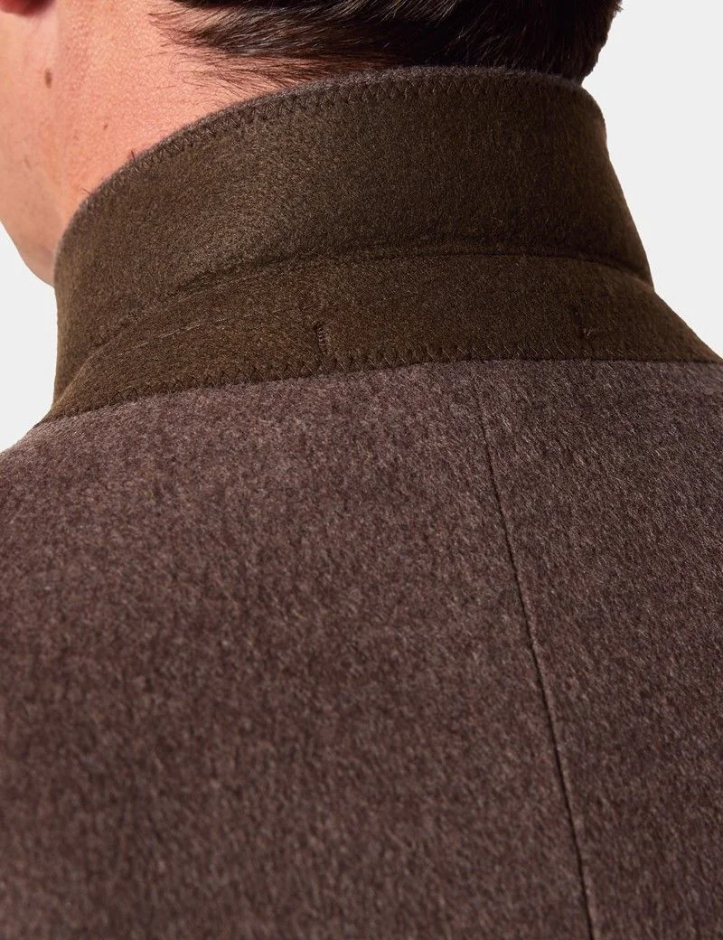 Slim Fit Taupe Blazer thumbnail 7