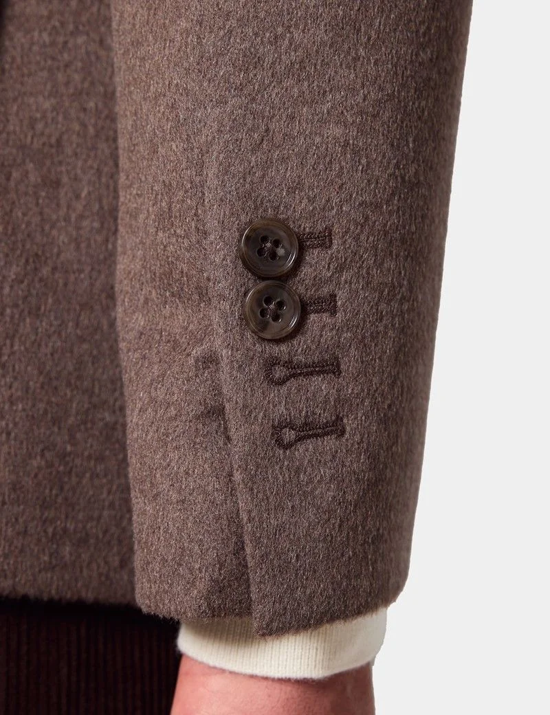 Slim Fit Taupe Blazer thumbnail 8