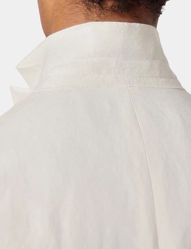 Slim Fit White 1913 Linen Suit Jacket thumbnail 4
