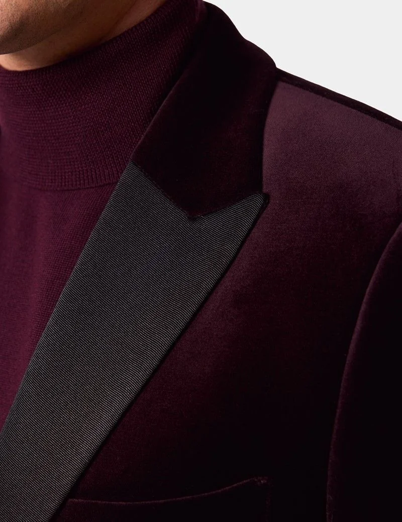 Slim Fit Wine Jacket thumbnail 3