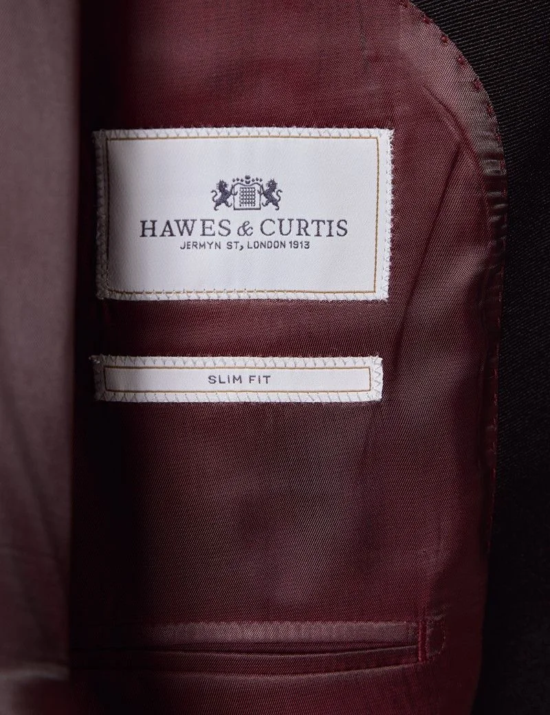 Slim Fit Wine Jacket thumbnail 5