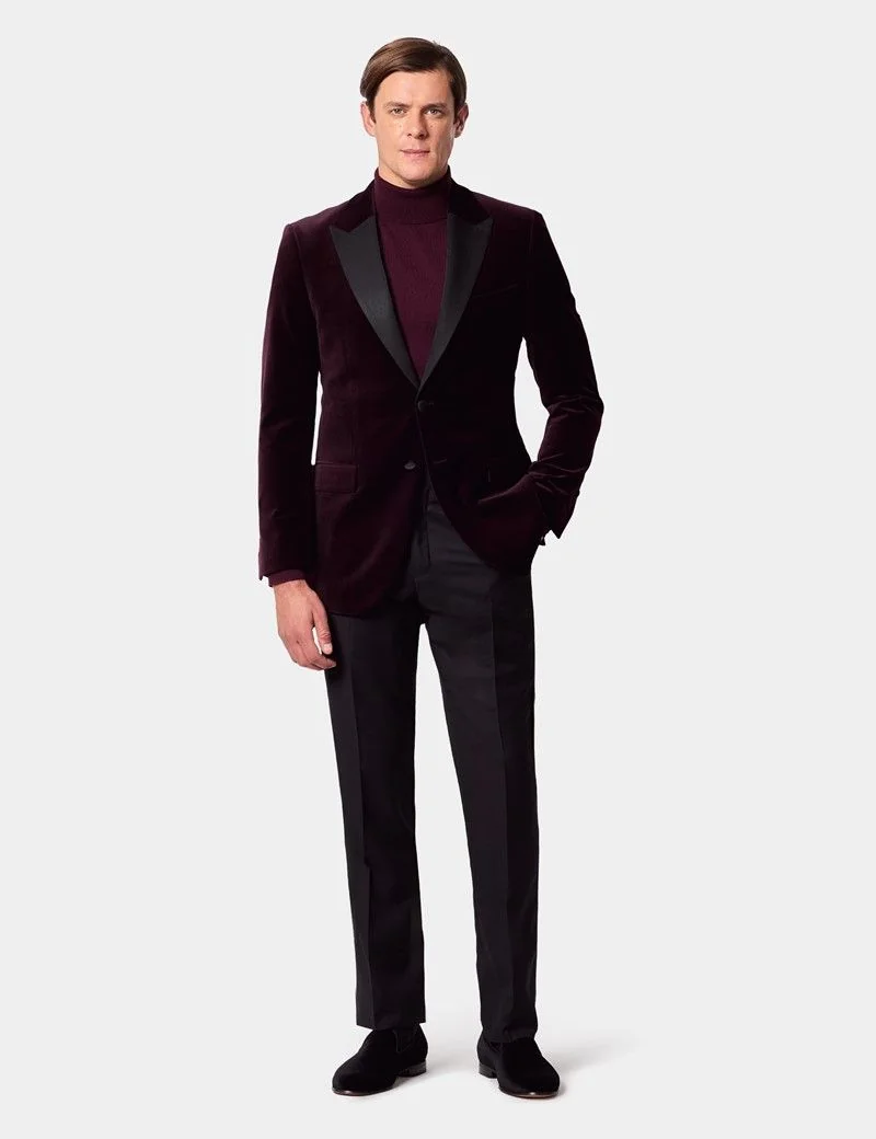 Slim Fit Wine Jacket thumbnail 9