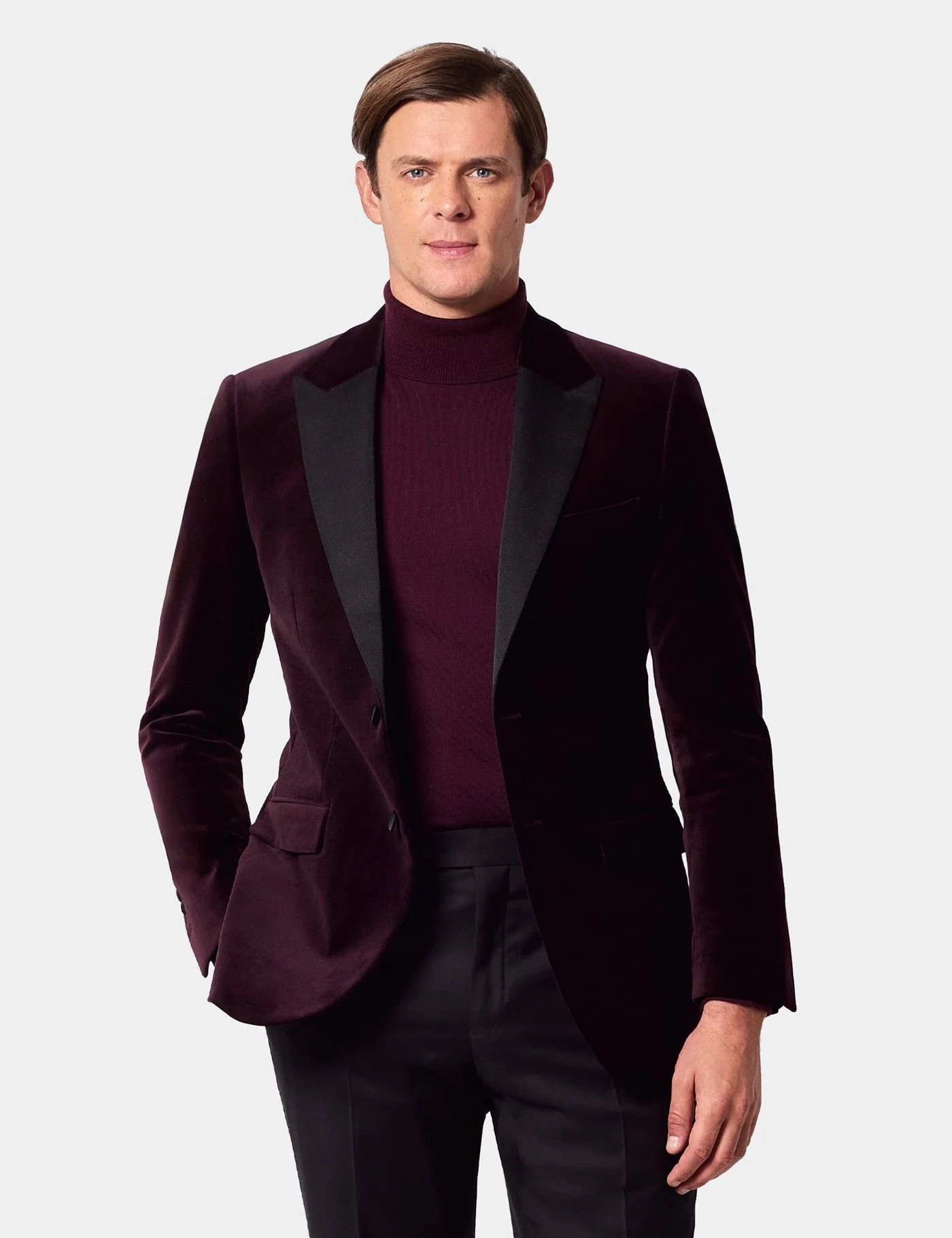 Slim Fit Wine Jacket primary image