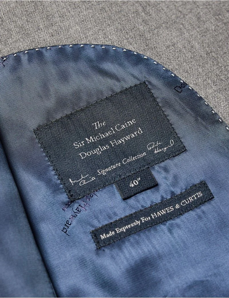 Slim Grey Pure Flannel Wool Suit thumbnail 6