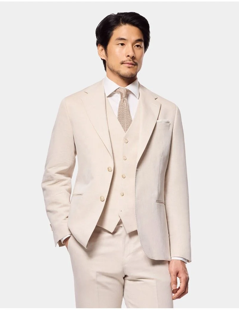Tailored Fit Beige 1913 Suit thumbnail 2