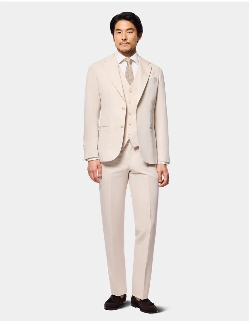 Tailored Fit Beige 1913 Suit thumbnail 3