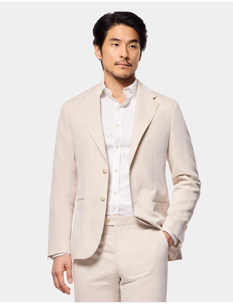 Tailored Fit Beige 1913 Suit thumbnail 4