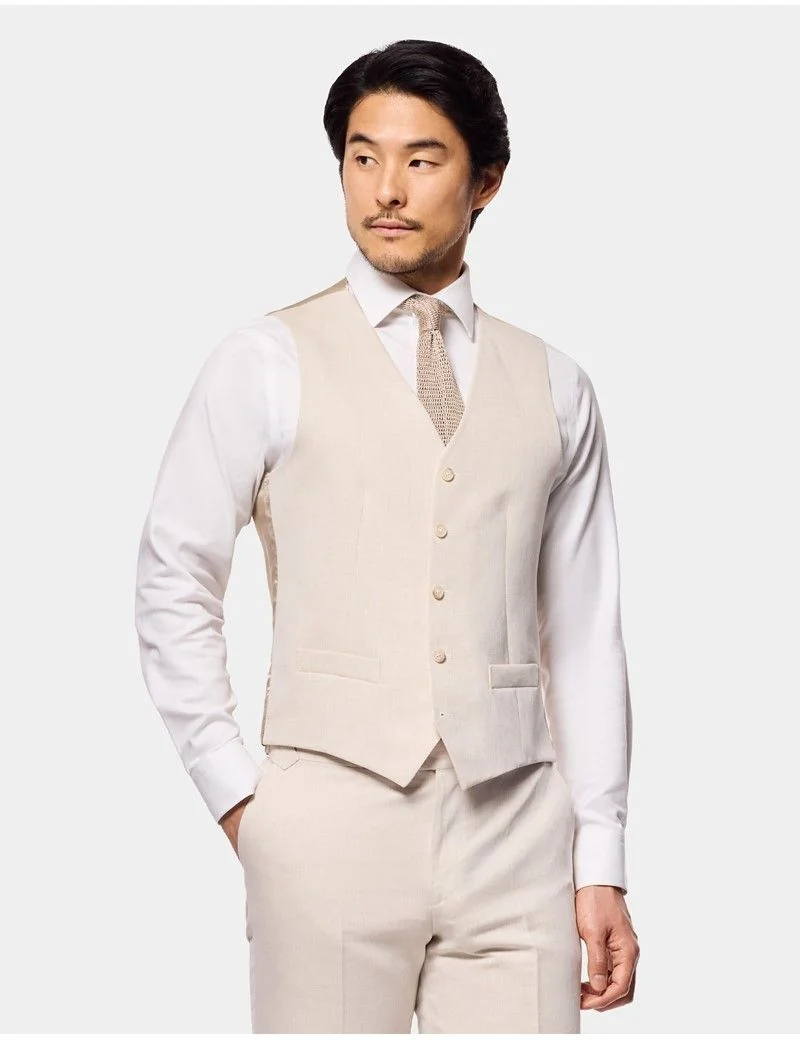 Tailored Fit Beige 1913 Suit thumbnail 8