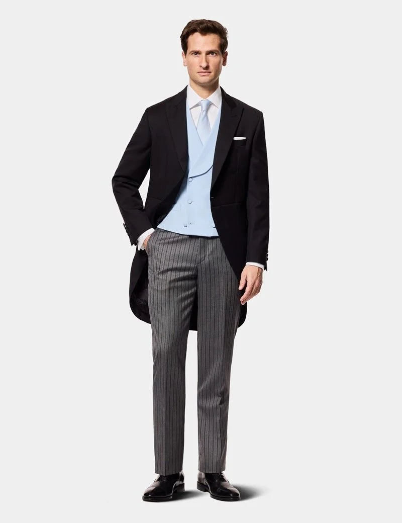Tailored Fit Black & Grey 1913 Morning Suit thumbnail 3