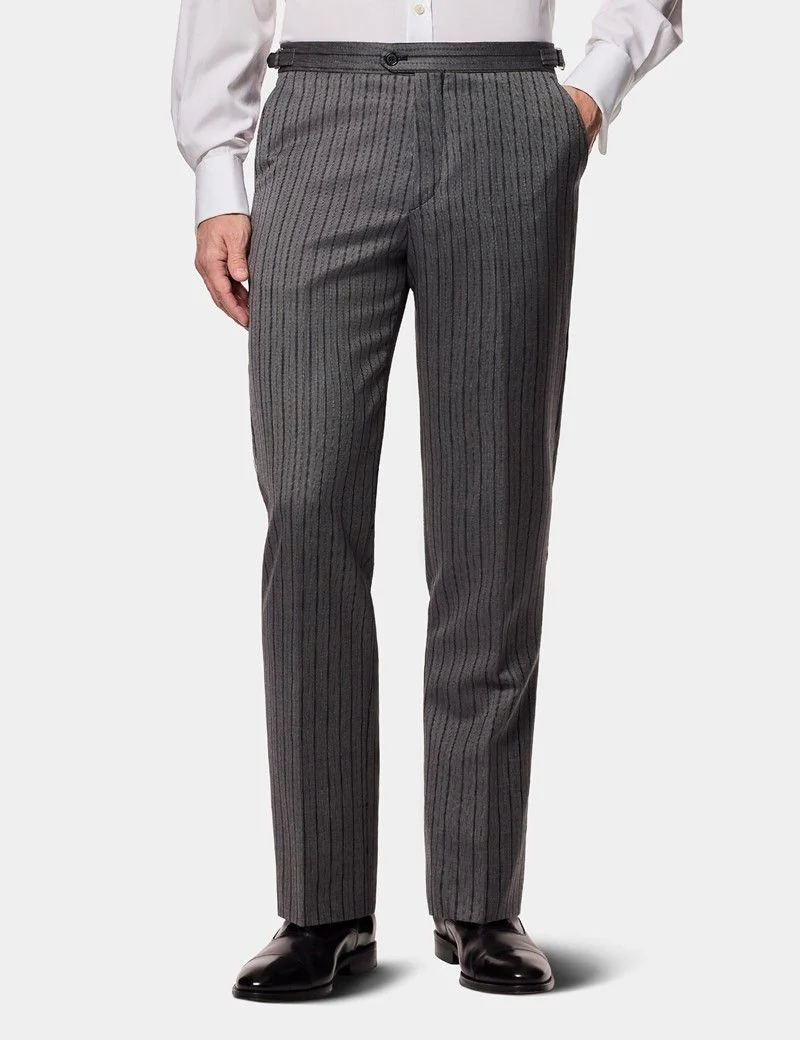 Tailored Fit Black & Grey 1913 Morning Suit thumbnail 9