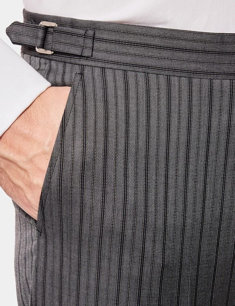 Tailored Fit Black & Grey 1913 Morning Suit thumbnail 10