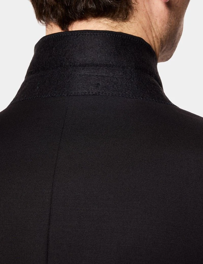 Tailored Fit Black & Grey Morning Suit Jacket thumbnail 7