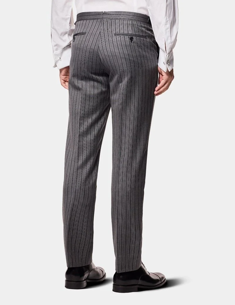 Tailored Fit Black & Grey Morning Suit thumbnail 4