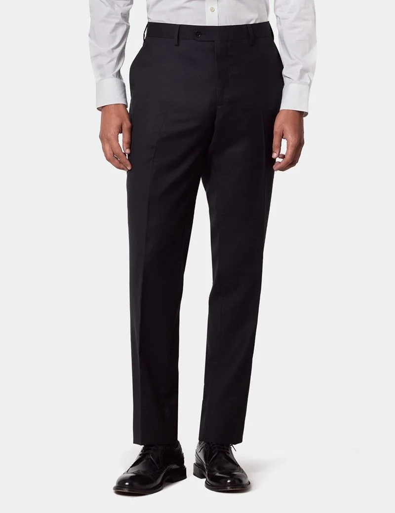 Tailored Fit Black Twill Suit thumbnail 10