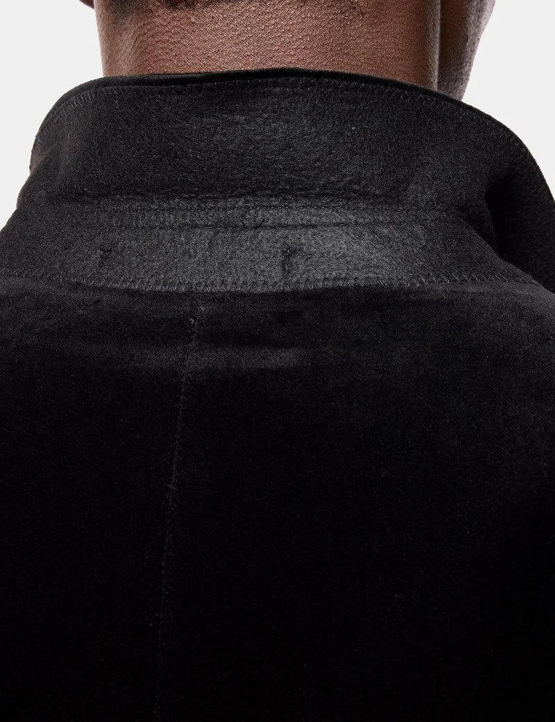 Tailored Fit Black Velvet Jacket thumbnail 6