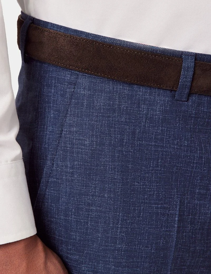 Tailored Fit Blue Semi Plain 1913 Suit thumbnail 6