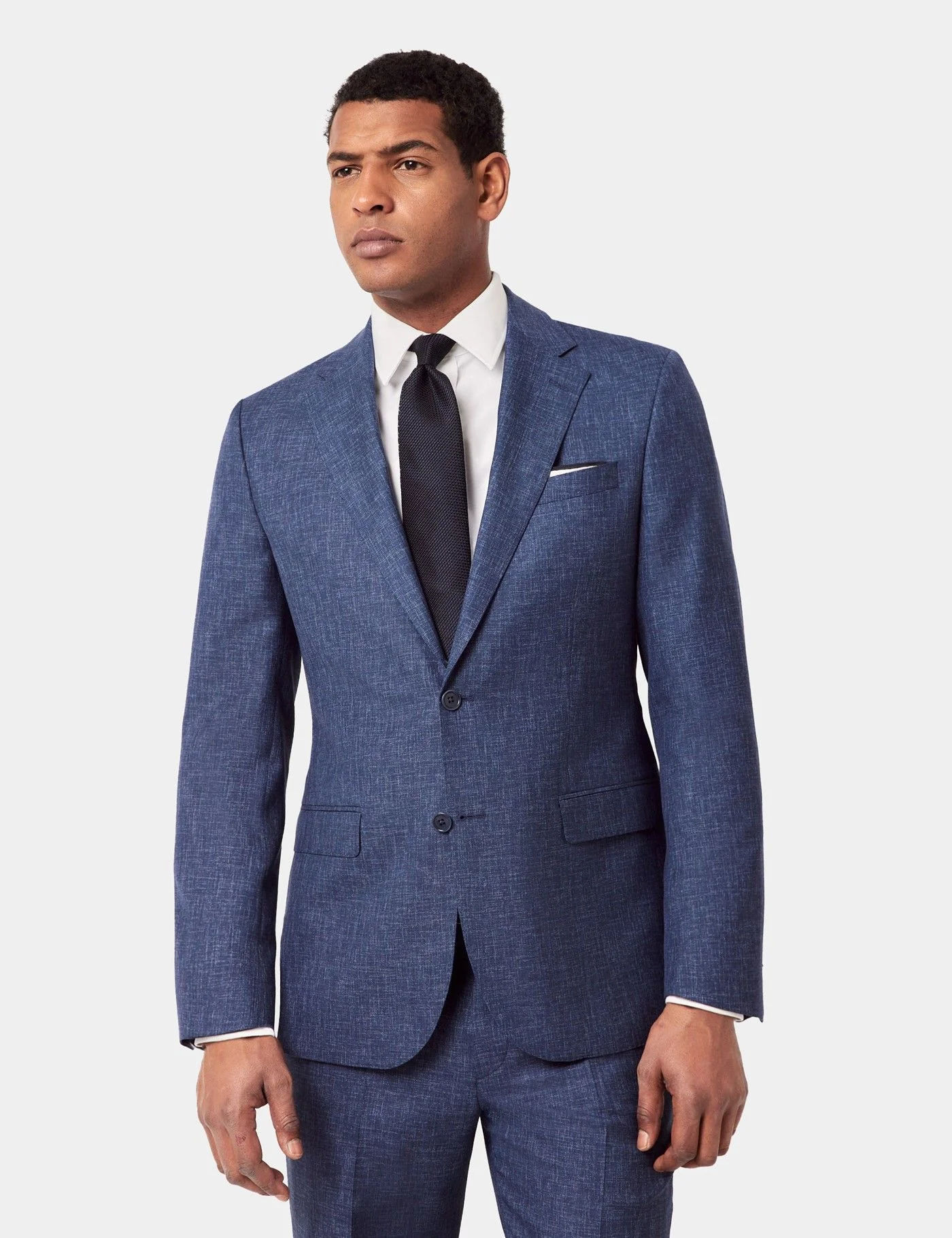 Tailored Fit Blue Semi Plain 1913 Suit primary image