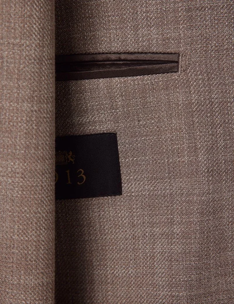 Tailored Fit Brown 1913 Blazer thumbnail 3
