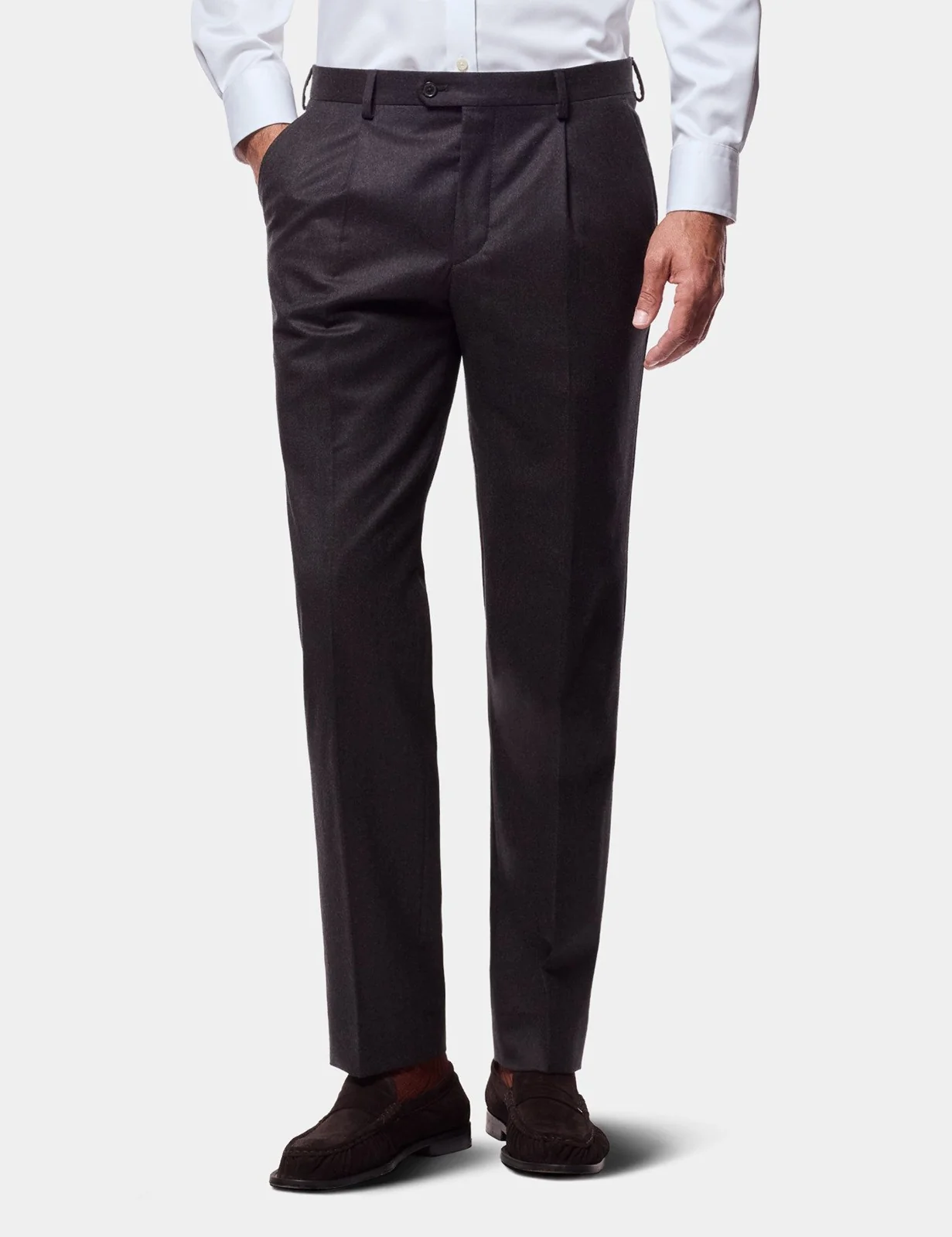 Tailored Fit Brown 1913 Suit Trousers primary image
