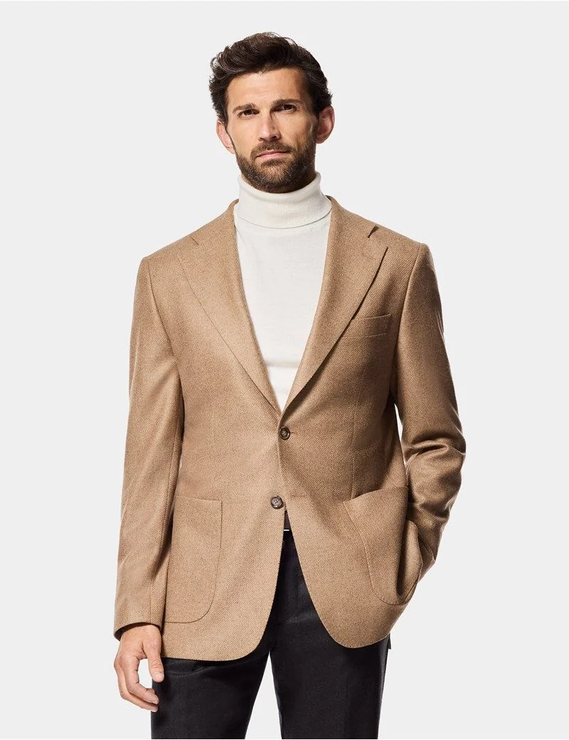 Tailored Fit Camel Twill 1913 Blazer thumbnail 2
