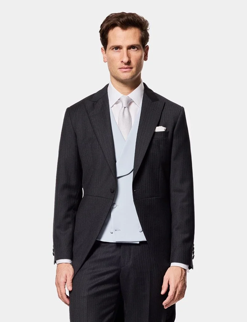 Tailored Fit Charcoal 1913 Morning Suit thumbnail 8