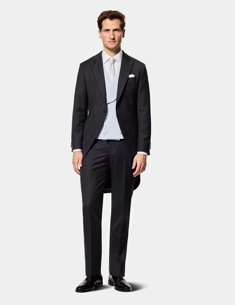 Tailored Fit Charcoal 1913 Morning Suit thumbnail 9