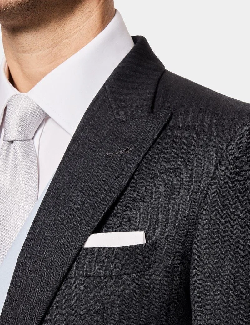 Tailored Fit Charcoal 1913 Morning Suit thumbnail 10