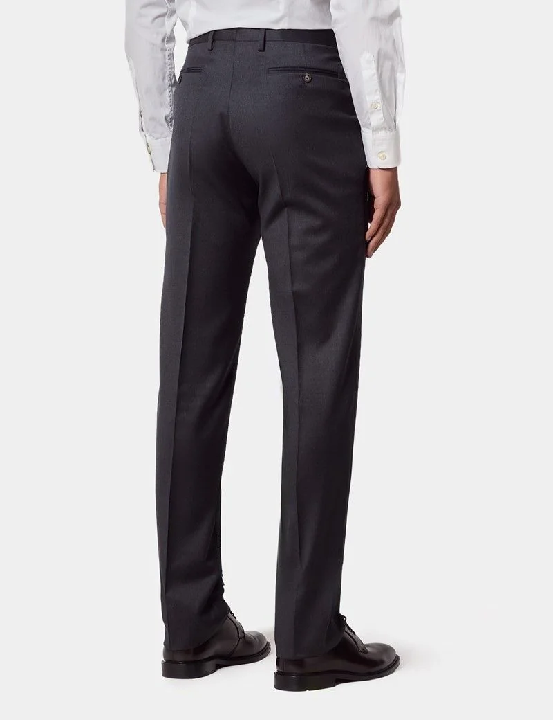 Tailored Fit Charcoal Twill 1913 Suit thumbnail 7
