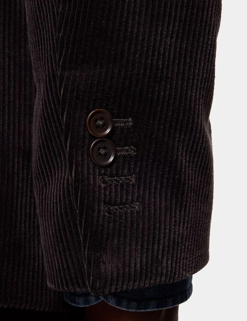 Tailored Fit Chocolate Cord 1913 Suit thumbnail 2