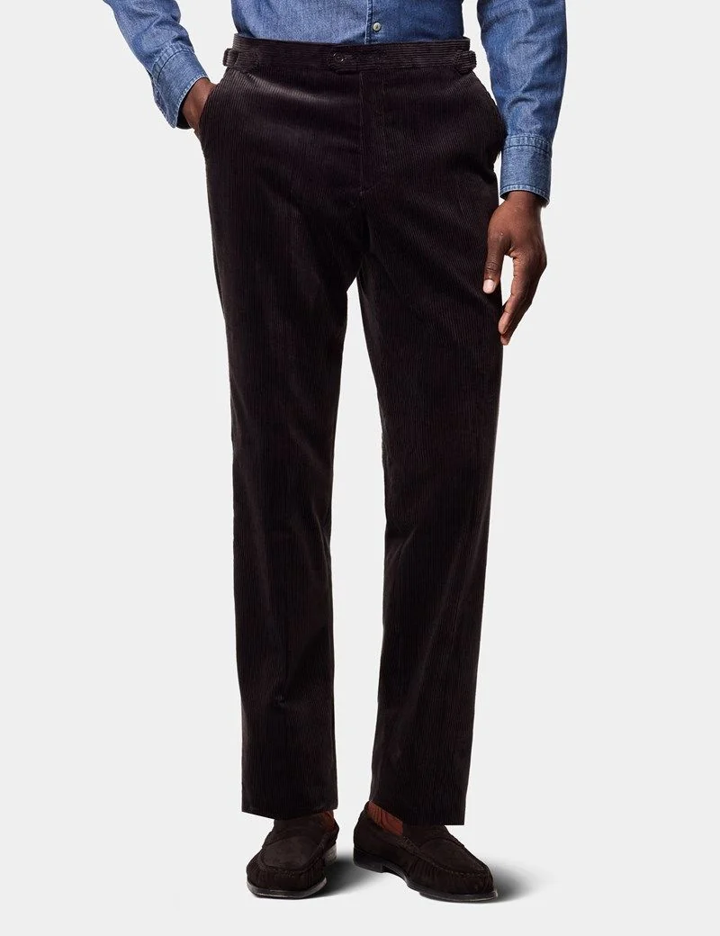 Tailored Fit Chocolate Cord 1913 Suit thumbnail 3