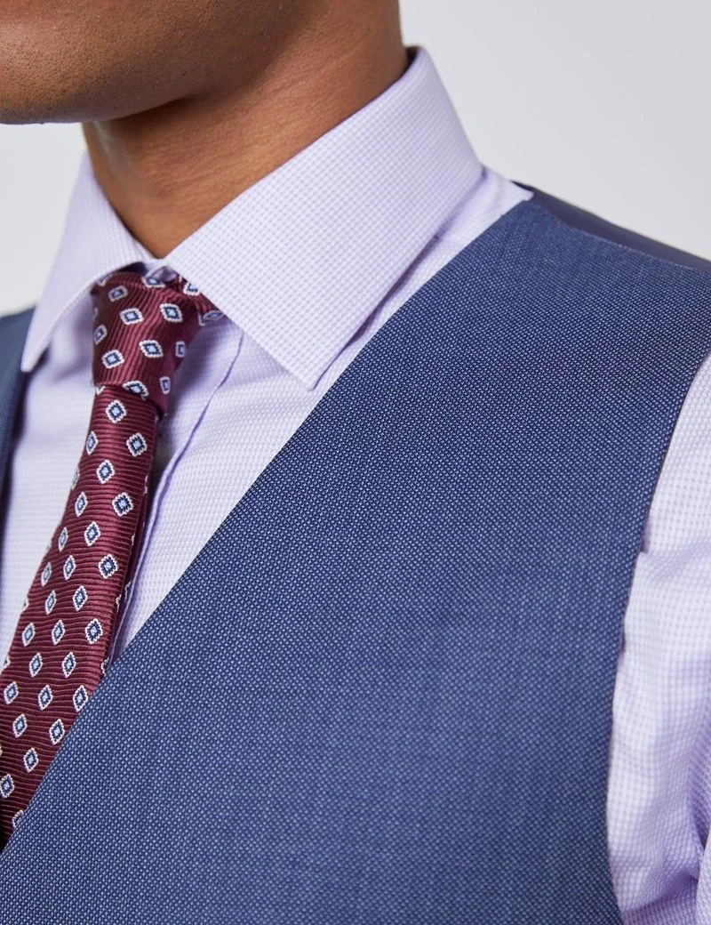 Tailored Fit Dark Blue 1913 Waistcoat thumbnail 4
