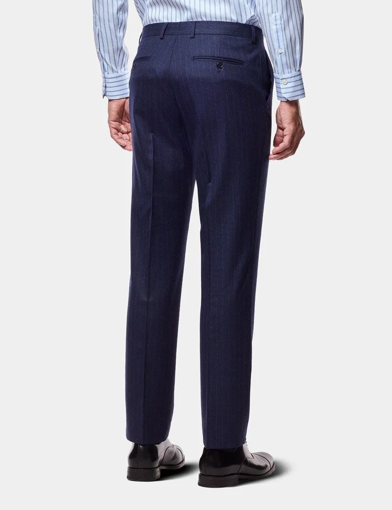 Tailored Fit Dark Blue Stripe 1913 Suit thumbnail 5