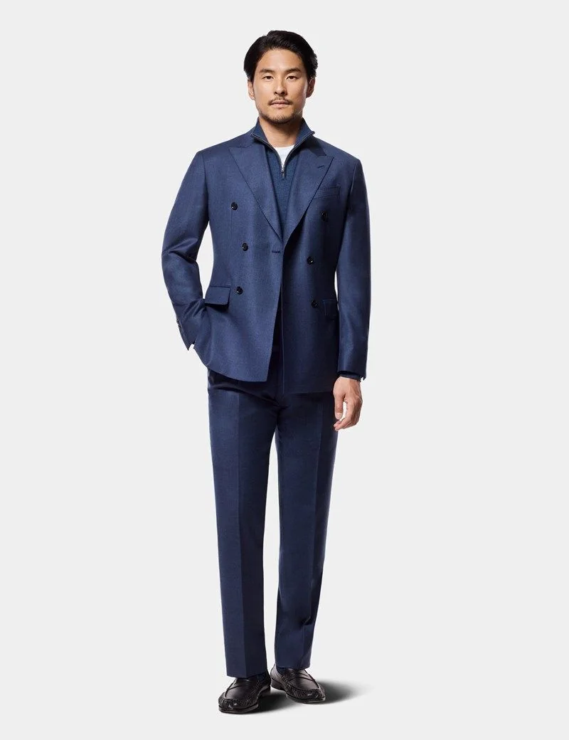Tailored Fit Dark Blue Suit thumbnail 7