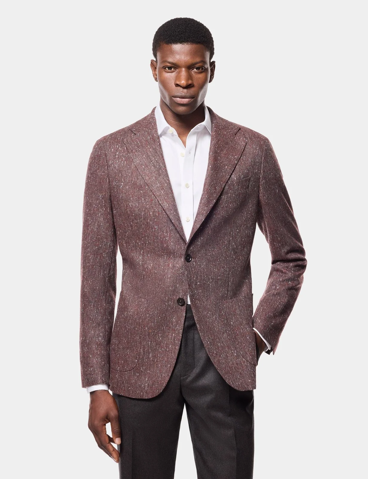 Tailored Fit Dark Wine 1913 Blazer
